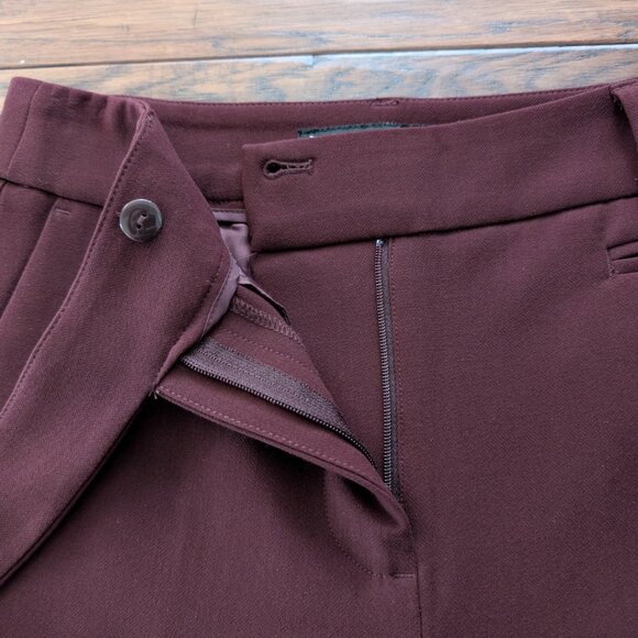 RW&CO brown chocolate plum dress pants size 0 - Picture 6 of 16